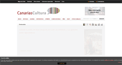 Desktop Screenshot of canariascultura.com