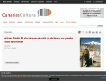 Tablet Screenshot of canariascultura.com